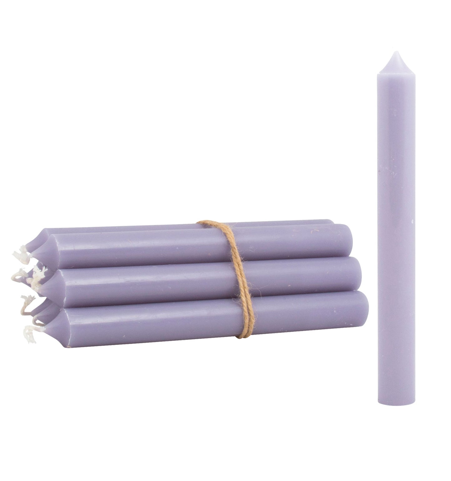 Lilac Dinner Candle - pack of 12