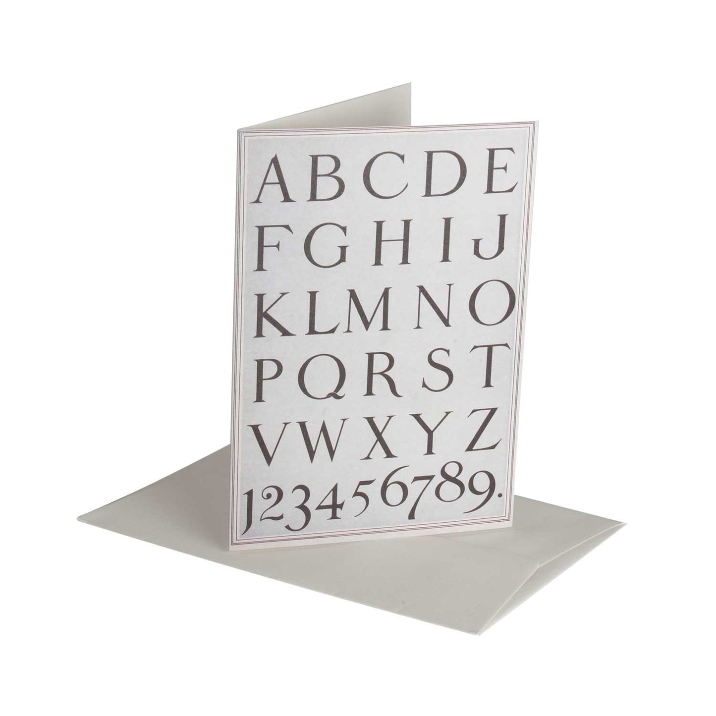 Fancy Letters French - Greeting Card